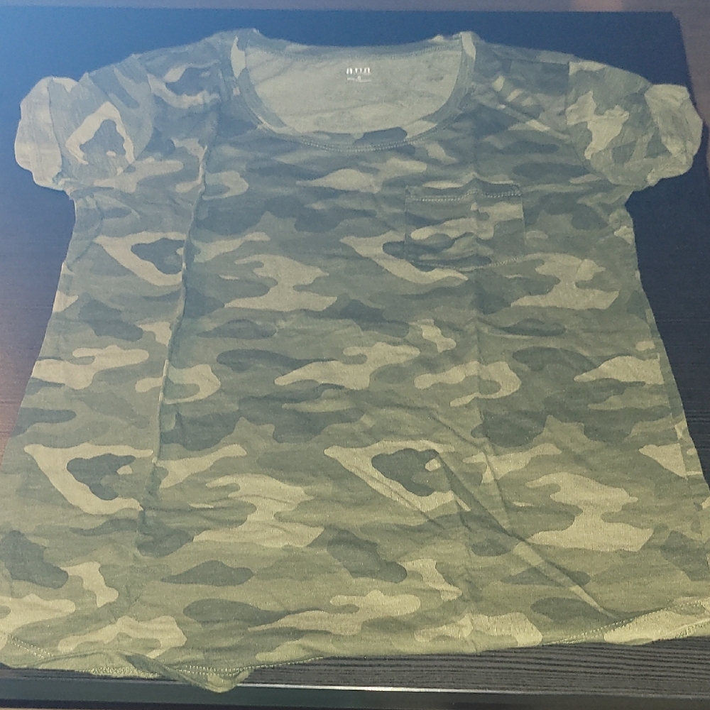 A.n.a Camo Print T-Shirt
